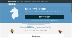 Desktop Screenshot of mightyfingers.com