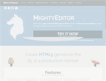 Tablet Screenshot of mightyfingers.com